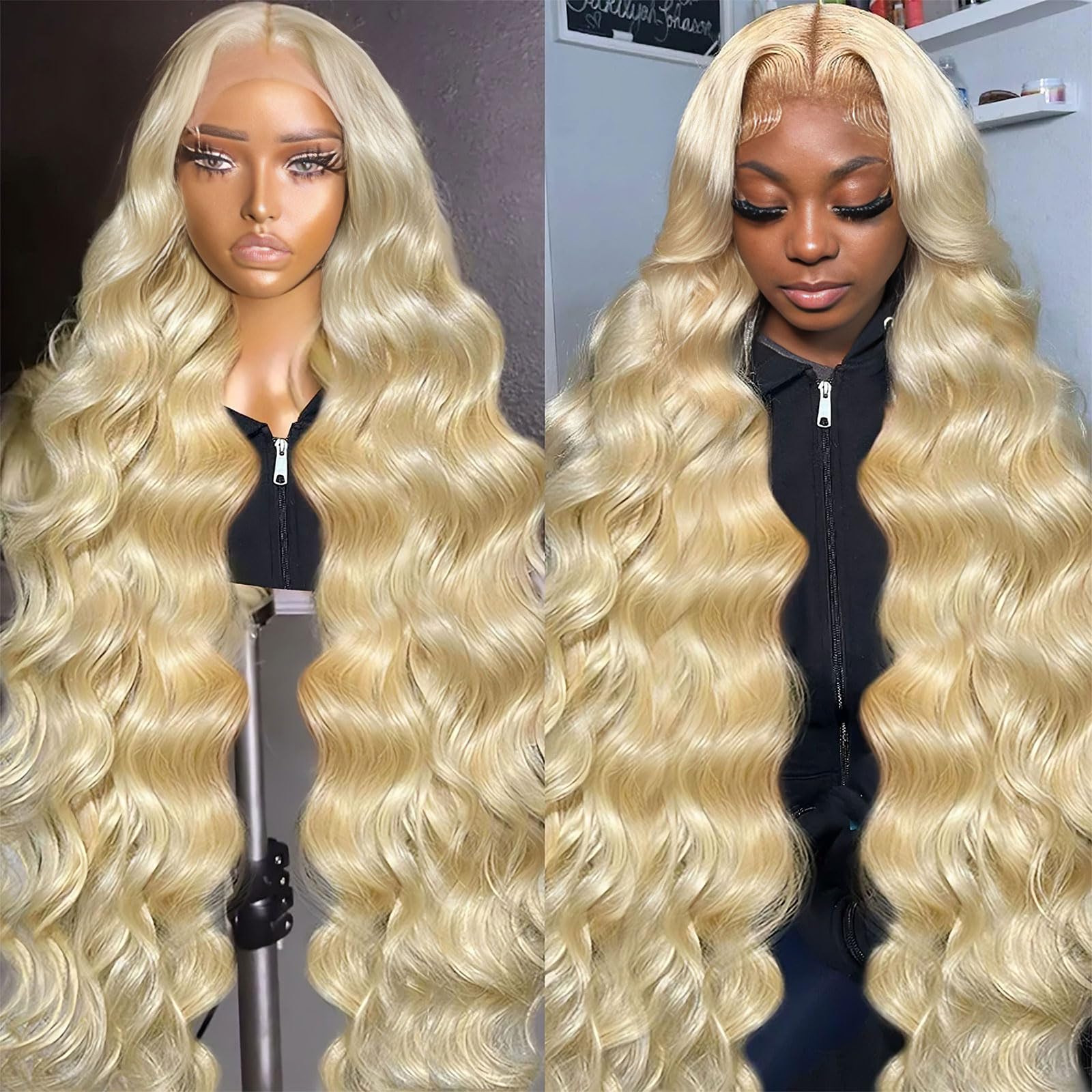 Blonde Wave 30" HD Lace Human Hair Wig