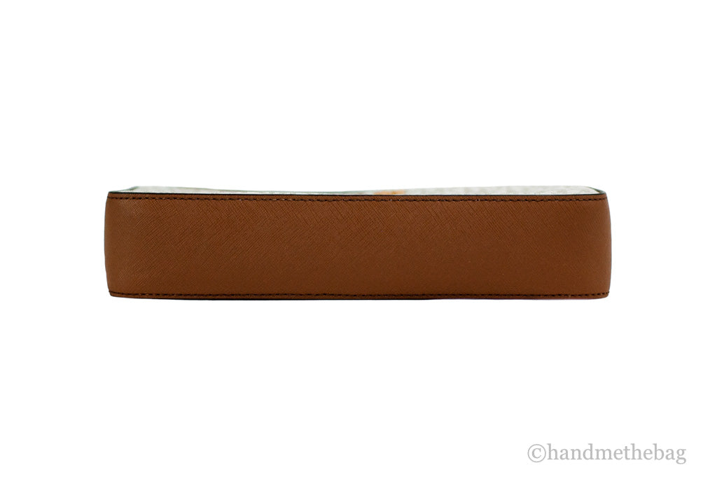 Michael Kors Jet Set Vanilla Leather Crossbody